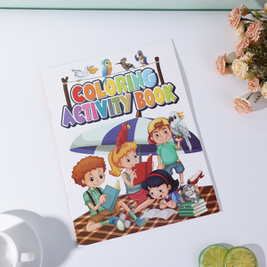 <span class=keywords><strong>Libro</strong></span> para Colorear de Animales de Dibujos Animados con Encuadernación Cosida a Mano, Personalizado al por Mayor, para Niños de 3 a 8 Años, Libros de Actividades para Colorear - Product Image 3