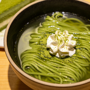 Nouilles Udon au Matcha Faible en Calories, à Base de Blé Dur, Saveur Thé Vert, en Vrac, Instantanées, Saines et Diététiques - Product Image 2