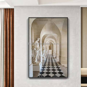 Extensión de Visión, Pintura Decorativa Moderna y Minimalista para Sala de Estar, Mural de Lujo Ligero, Arte de Pared en Acuarela, Papel Fotográfico LED - Product Image 1