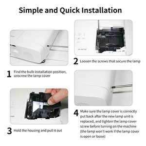 Đèn máy chiếu elplp87, phù hợp với EB-520 Máy chiếu Epson/EB-525W/EB-526Wi/EB-530/EB-530S/EB-535W/EB-536Wi/EB-2040/<span class=keywords><strong>brightlink</strong></span> 536wi - Product Image 5