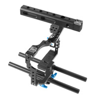 Étui de protection stabilisateur DSLR SLR caméras Rig Cage suivre Kit de Support de mise au point pour GH4/A7S/A7/A7R/A72/A7RII/A7SII/A6000/A6500