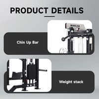 Soporte Multifuncional para Sentadillas con Barra de Dominadas y Almacenamiento de Pesas para Gimnasio en Casa, en Oferta