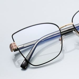 Modello 3141 montature ottiche da donna nuovo stile occhiali da vista in metallo Anti luce blu montature per occhiali per <span class=keywords><strong>Computer</strong></span> Gafas Cerminmata - Product Image 2