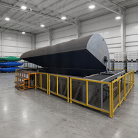 Nouvelle machine de rotomoulage extérieur pour la fabrication de bateaux de pêche personnalisés et de moules de bateaux de sauvetage en plastique