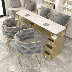 Muebles de Salón para Masajes en Oferta, Mesa de Pedicura con Sillas a Juego, Mesa de Manicura y Masaje con Silla - Product Image 3