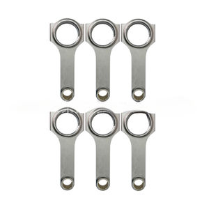 Rb26 RB25 bielle forgée poutre en H forgée 4340 bielles tiges pour <span class=keywords><strong>Nissan</strong></span> Rb26 RB25 6 pièces/ensemble - Product Image 1