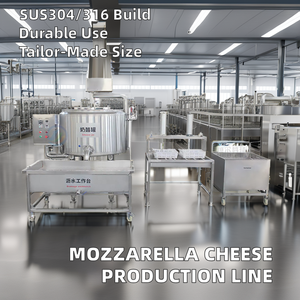Línea de Producción de <span class=keywords><strong>Queso</strong></span> Personalizable de Acero Inoxidable SUS304 para Fábricas de Lácteos - Product Image 3