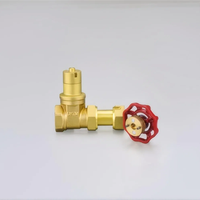 Commercio all'ingrosso in ottone manuale a induzione magnetica valvola a saracinesca gestione del contatore dell'acqua con espansione/contrazione Base anteriore per Media