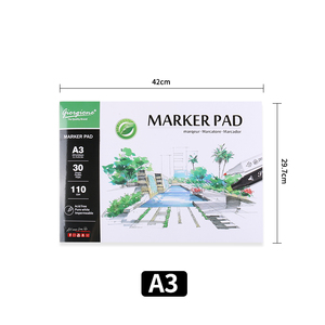 Giorgione G-MK30 110GSM Coton 30 <span class=keywords><strong>feuilles</strong></span> A3/A4/A5 Bloc de papier personnalisé pour artistes, <span class=keywords><strong>dessin</strong></span> et aquarelle, échantillon gratuit - Product Image 5
