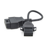 Câble de diagnostic OBD2 OBDII pour voiture, connecteur 16 broches, vente en gros du fabricant, avec garantie d'un an