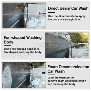 เครื่องฉีดน้ำแรงดันสูงไร้สาย 2000mAh ปืนฉีดน้ำล้างรถ หัวฉีดน้ำแรงดันสูง เครื่องทำความสะอาด สำหรับแบตเตอรี่ Makita 18V - Product Image 5