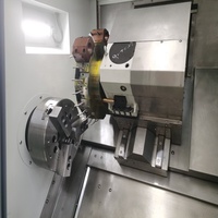 Torno CNC Automático GL500 de Bancada Inclinada Horizontal, de Servicio Mediano, con Sistema de Control GSK, Alta Precisión y Multifuncional
