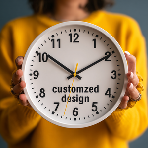 <span class=keywords><strong>Reloj</strong></span> de pared de plástico <span class=keywords><strong>para</strong></span> niños personalizado con ilustraciones de animales, silencioso sin tictac, educativo y decorativo <span class=keywords><strong>para</strong></span> guardería - Product Image 2