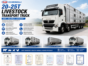 Camión Transportador de Ganado 8×4 al Por Mayor, Motor Sinotruk de 550hp, 31t, para Transporte de Animales, Bajo Precio en Venta - Product Image 1