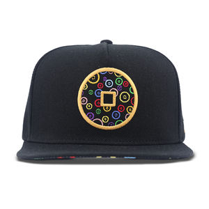 Casquettes de sport TCAP Chine personnalisées à 5 panneaux, à visière plate, sportives et élégantes, avec broderie normale - Product Image 2