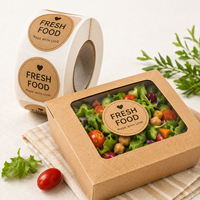 Etiqueta Adhesiva Impermeable Ecológica Duradera de Alta Calidad, Rollo de Etiquetas Autoadhesivas Impresas con UV, Impresión Térmica para Etiquetas de Precio de Alimentos