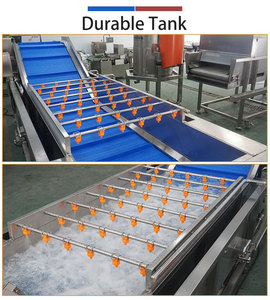 Máquina Automática de Lavado de Frutas y Verduras WA-3000, Lavadora por Aspersión de Acero Inoxidable, Equipo de Limpieza para Procesamiento de Alimentos - Product Image 6