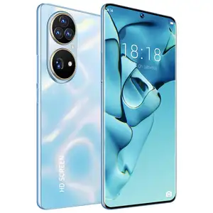 هاتف محمول P50 Pro شاشة 7.3 بوصة عالية الدقة هاتف محمول P50 Pro مزود بخاصية التعرف على الوجه الجيل الرابع 4G رباعي النواة Ram ذاكرة داخلية 16 جيجابايت 512 جيجابايت يعمل بنظام الأندرويد 11.0