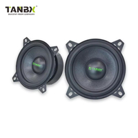 Nouveau design système audio de voiture 4 pouces 2 voies composant de voiture haut-parleur gamme complète haut-parleurs de milieu de gamme avec tweeters (TB-415)