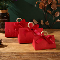 Individuelle Süße Geschenkbox mit Sichtfenster für Hochzeit, Luxus-Pralinenverpackung, Hochzeitsgeschenke für Gäste
