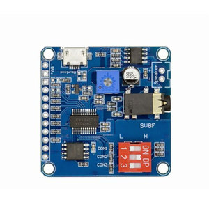 Módulo de Audio MP3 DY-SV8F, 8M de Almacenamiento, Descarga por USB, Control Serial, Reproducción de Voz - Product Image 1