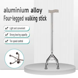 Walking Stick Aluminum Telescopic Elderly Cane Walking Sticks