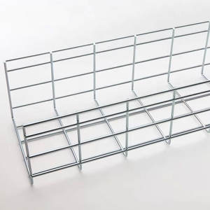 ステンレス鋼電気ケーブルトレイ亜鉛コーティング金網ケーブル管理トレイはしごトレイトランキングタイプ - Product Image 3