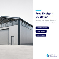 Atelier en structure acier PEB, bâtiment d'usine, usine industrielle préfabriquée, taille personnalisée, service de dessin CAO