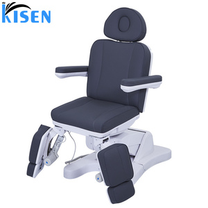 Fauteuil de beauté électrique professionnel de luxe Kisen, salon de beauté, table de massage à 4 moteurs, siège rotatif à 360 degrés, lit de beauté - Product Image 2
