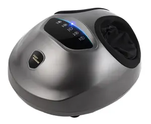 2024 massageador de pés com design elegante, pontos de acupuntura multimodos, massagem relaxante com controle remoto