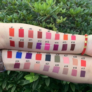 Fabrika su geçirmez ruj tüpü güzellik kozmetik sıvı mat dudak parlatıcısı 33 renk Glitter özel ruj özel etiket mat - Product Image 3