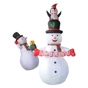 Khổng lồ <span class=keywords><strong>Inflatable</strong></span> Santa Claus <span class=keywords><strong>Snowman</strong></span> đồ trang trí Giáng sinh Đảng ánh sáng ban đêm ngoài trời Vườn đồ chơi năm mới Xmas trang trí nội thất - Product Image 5