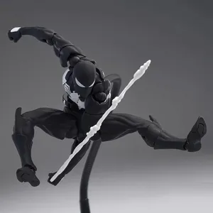 Mess Toys Kaine <span class=keywords><strong>Parker</strong></span> Scarlet Neighbor Scarlet Spider Black Red Battle Suit Figura Articulada de PVC Modelo de Juguete - Product Image 2