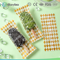 Sac d'emballage en plastique scellé sur le dos avec surface mate personnalisée RAYBO pour fruits secs, glaces et sucettes glacées
