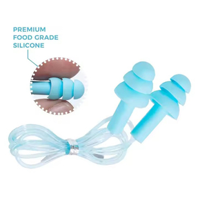 Bouchons <span class=keywords><strong>d</strong></span>'oreilles réutilisables de sécurité insonorisés Bouchons <span class=keywords><strong>d</strong></span>'<span class=keywords><strong>oreille</strong></span> en silicone TPE antibruit avec cordon - Product Image 6