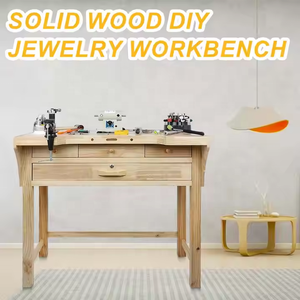 Bureau <span class=keywords><strong>de</strong></span> rangement en bois pour atelier <span class=keywords><strong>de</strong></span> bijoutier et table d'atelier pour la fabrication <span class=keywords><strong>de</strong></span> bijoux, table <span class=keywords><strong>de</strong></span> travail pour la métallurgie - Product Image 5