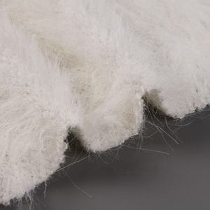 Maglia colpo peloso bianco Imitato visone bianco maglia tessuto in velluto per l'abbigliamento - Product Image 5