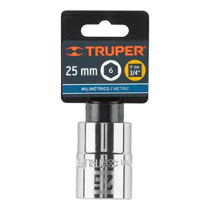 BOX 3 Douille 25 mm, 6 points, entraînement 3/4 po, TRUPER - Product Image 4