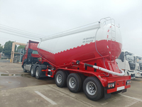 Semi-remorque à cendres de ciment diesel KS 28m, nouvelle génération, haute efficacité, déchargement rapide, faible résidu de cendres de charbon pour mines et centrales électriques