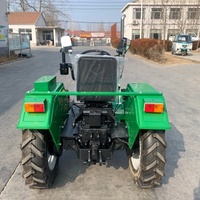 Mini Tractor Agrícola de 20HP, 25HP, 30HP con Arranque Eléctrico, Pequeño para Agricultura, Compacto, Trattorino, Tagliaerba