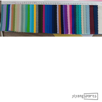 Tissu de sport en tricot warp 260 GSM extensible dans les 4 sens, séchage rapide, 76 % polyester, 24 % élasthanne, pour pantalons de compression et leggings de yoga