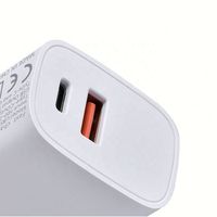Chargeur rapide USB Type C PD 20W avec prise UK