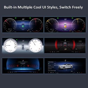 12.3 Inch Kỹ Thuật Số Bảng Điều Khiển Cụm Công Cụ Tự Động Bảng Điều Chỉnh Ảo Tacho Buồng lái Cho Toyota 30 Loạt <span class=keywords><strong>Alphard</strong></span> Vellfire 2015-2019 - Product Image 5