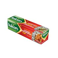 Rouleau de papier aluminium Falcon de qualité alimentaire AA, tempérage doux, 15-18 microns, usage domestique intensif, pour la cuisine