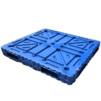 Palettes Euro standard en plastique, palettes d'entrepôt renforcées avec tubes en acier, plateau pour chariot élévateur 4 directions, pour rayonnages d'entrepôt, expédition de marchandises en vrac
