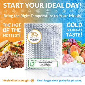 Yc biểu tượng tùy chỉnh không thấm nước Túi bong bóng nhiệt lá vận chuyển phong bì bưu phẩm cho lạnh cách điện vận chuyển Poly Túi bong bóng - Product Image 3