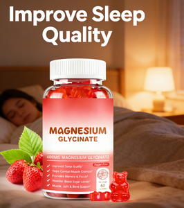 Gomitas de Glicinato y Citrato de Magnesio OEM para el Alivio del Estrés y la Recuperación Muscular con Suplementos Vitamínicos - Product Image 3