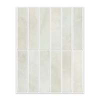 Paneles de Pared Autoadhesivos 3D de 10''x10'' para Cocina y Baño, Resistentes al Agua, Venta al Por Mayor de Fábrica