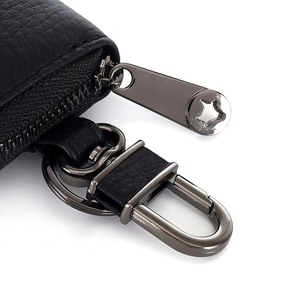 Bolso de alta calidad para llaves de coche, Cartera de cuero para llaves, para hombre y mujer, riñonera colgante - Product Image 5