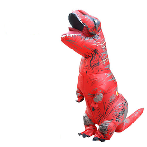 Realistico Cosplay dinosauro tuta gonfiabile per Halloween divertente bambola vestito per la famiglia festa e le vacanze per i bambini e adulti - Product Image 5